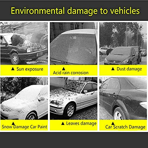 Auto Hub Car Cover Compatible with Maruti WagonR-(Model : 2000-2018), with Water Resistant, Triple Stitched, WagonR Car Cover- Jungle Print - Image 5