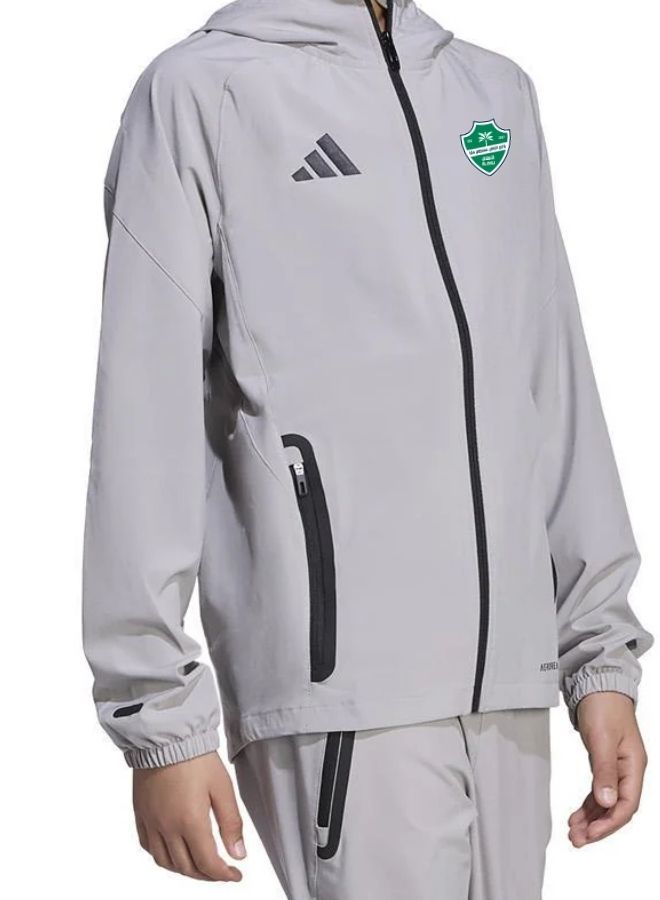 Adidas Al Ahli 25/26 Training Jacket Grey Youth