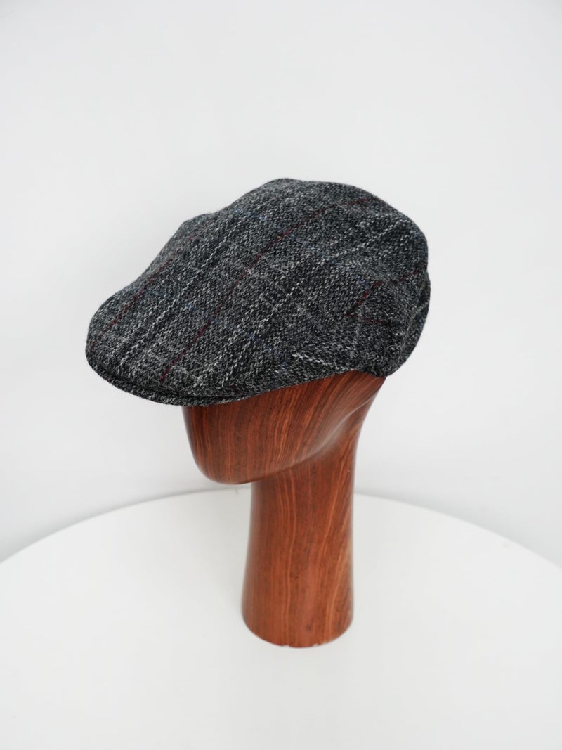 TAILORMAP Harris Tweed Newsboy Cap 100% Wool Flat Cap for Men (59CMï¼ŒUS Size 7 3/8) - Image 2