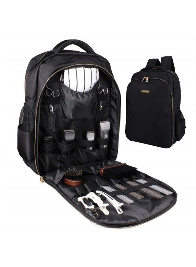 NADAENMF Barber Supplies Bag Organizer for Clippers and Supplies, Portable Clipper Bags and Cases for Men, Hairstylist Clipper Backpack for Barber Tools Storage Traveling Bag Case  - Image 1