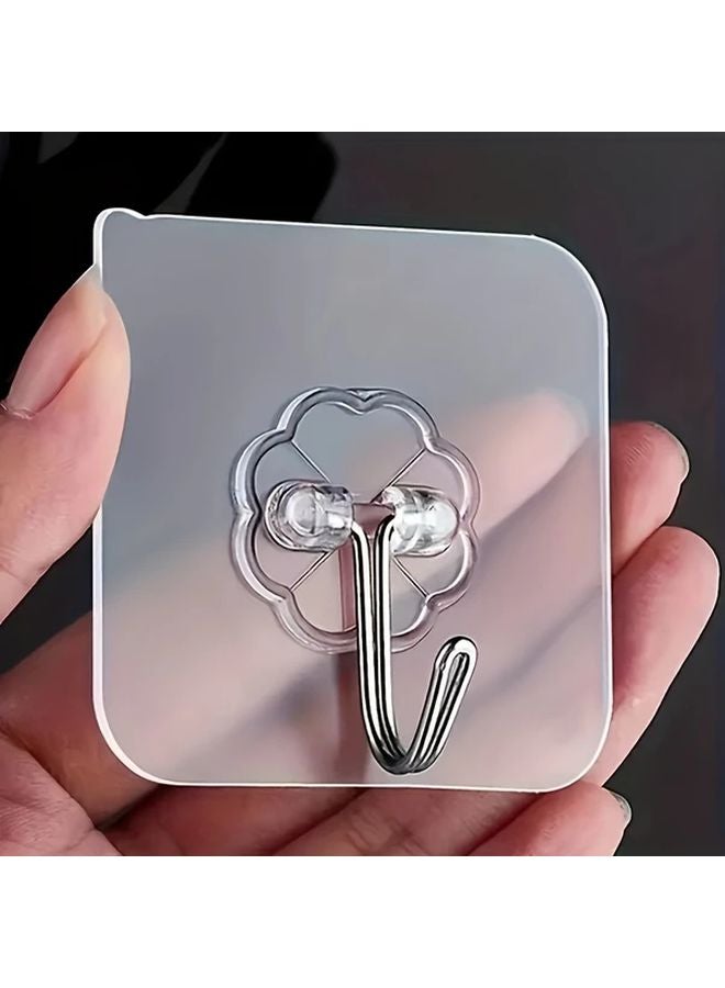 10pcs Strong Sticky Hooks No Drilling Wall Mounted Suction Cup For Bathroom - Image 3