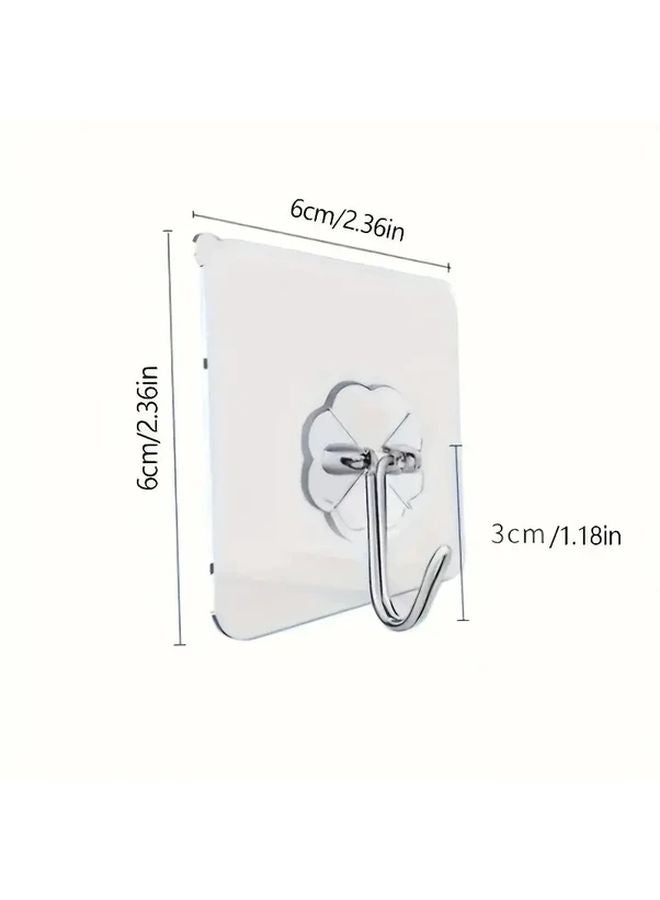 10pcs Strong Sticky Hooks No Drilling Wall Mounted Suction Cup For Bathroom - Image 4