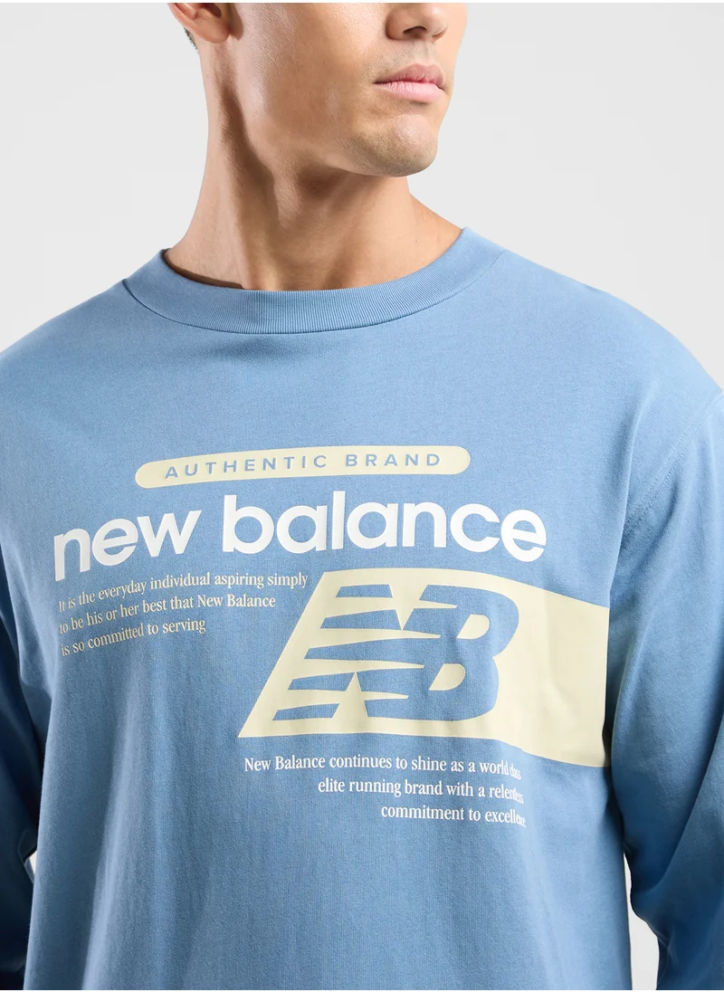 New Balance Athletics Relaxed Player Long Sleeve