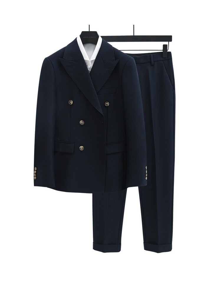 KUYING New Fashion Double Breasted Suit Set  - Image 1