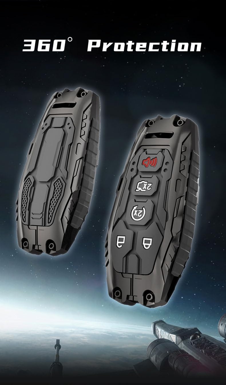 facaizhu Heavy Key Fob Cover Case Protector for Ford - Image 3