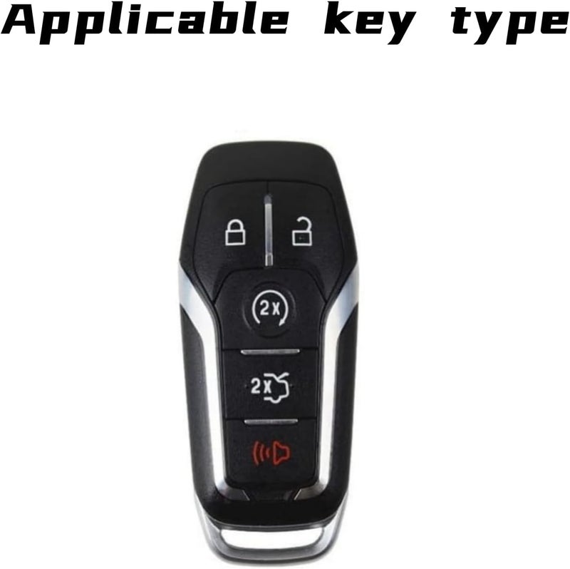 facaizhu Heavy Key Fob Cover Case Protector for Ford - Image 2