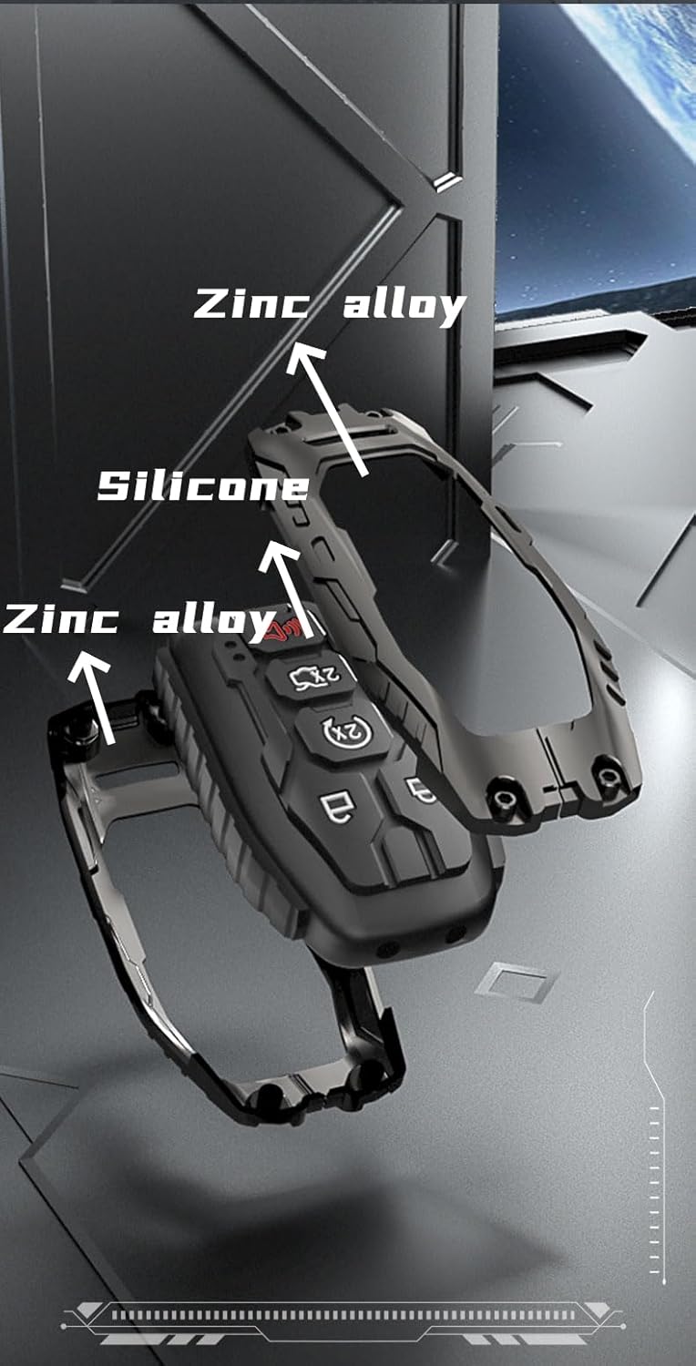 facaizhu Heavy Key Fob Cover Case Protector for Ford - Image 4