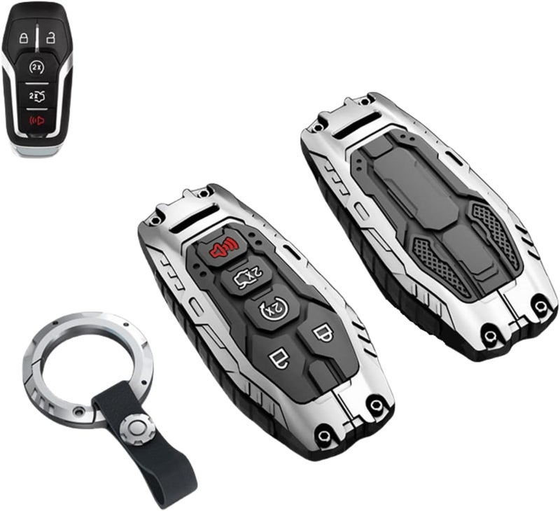 facaizhu Heavy Key Fob Cover Case Protector for Ford - Image 1