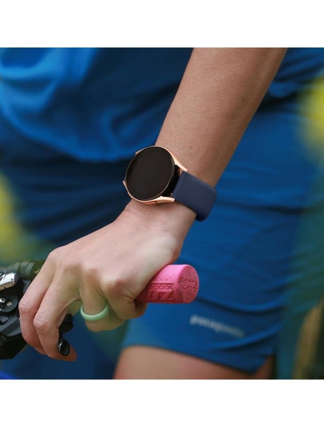 Soft Silicon Strap 20 mm Compatible with all Smart watches and Watches (Blue), Blue, Classic - Image 2