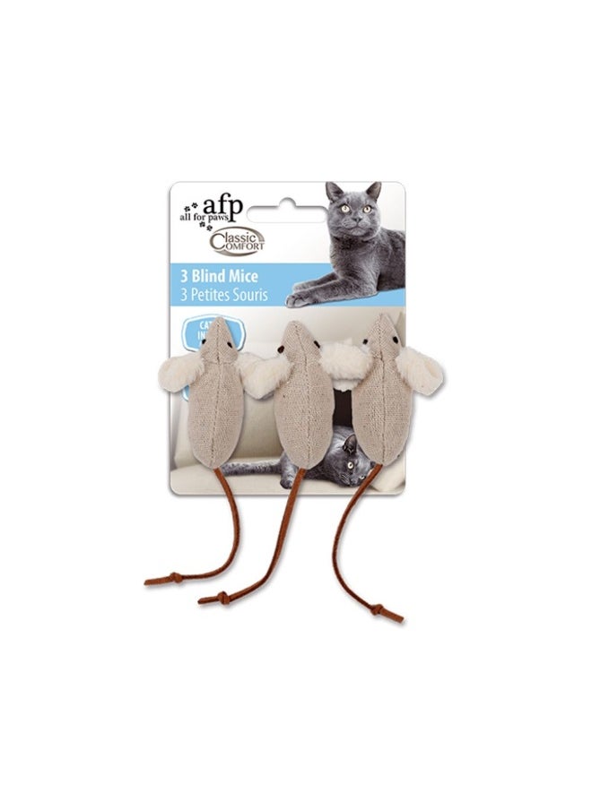 all for paws All for Paws Classic Comfort 3 blind mice 15 x 4 x 3 cm 