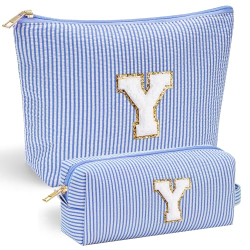 YOOLIFE حقيبة مكياج سفر شخصية YOOLIFE - حقيبة تجميل وعناية بالبشرة لطيفة للأخت، الزوجة، الصديقة، خطوبة، زفاف، هدية عيد الأم - Image 1