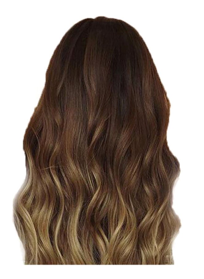 NIBEMINENT Long Curly Hair Wig Brown 70centimeter - Image 1