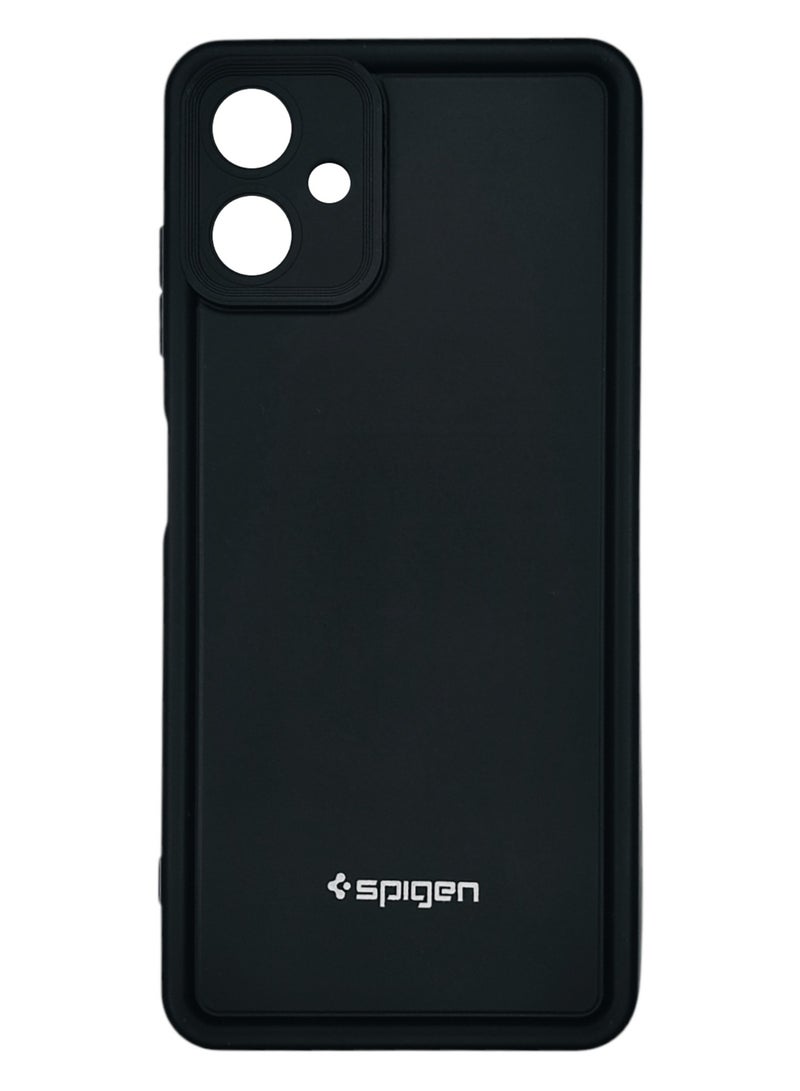 Spigen Samsung Galaxy A06 Spigen Silicone Case Cover With Camera Protection - Black