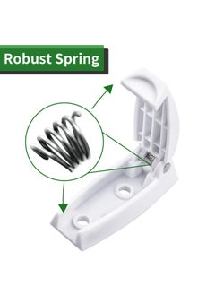 Generic RV Door Holder, 5Pcs White Camper Keep The Baggage Open, for RV, Trailer, Vans, Storage Door,Durable Material and Simple Installation-  - Image 3