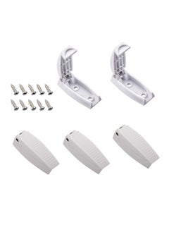 Generic RV Door Holder, 5Pcs White Camper Keep The Baggage Open, for RV, Trailer, Vans, Storage Door,Durable Material and Simple Installation-  - Image 1