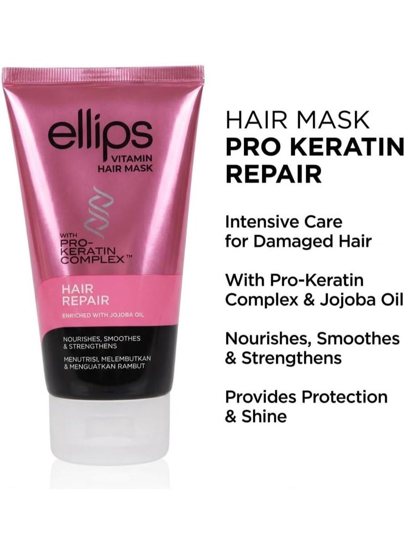 Ellips Hair Mask With Pro Keratin Complex - Hair Repair Enriched With Jojoba Oil, 120ml - Image 2