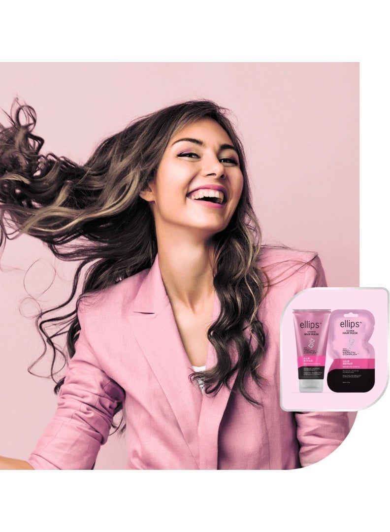 Ellips Hair Mask With Pro Keratin Complex - Hair Repair Enriched With Jojoba Oil, 120ml - Image 4