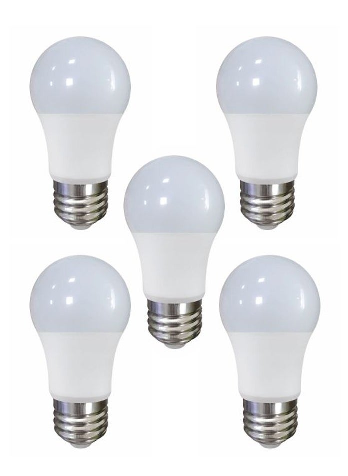 Max - مجموعة من 5 مصابيح LED GLS من Bayonet Cap BC، 9 وات 850LM، 2700 كلفن أبيض دافئ، مصابيح A60 E27 B22 موفرة للطاقة غير قابلة للتعتيم لغرف النوم ومصباح الطاولة والثريا ومصباح السقف وما إلى ذلك. - Image 1