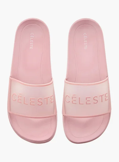 Celeste Women's Logo Detail Slip-On Slides