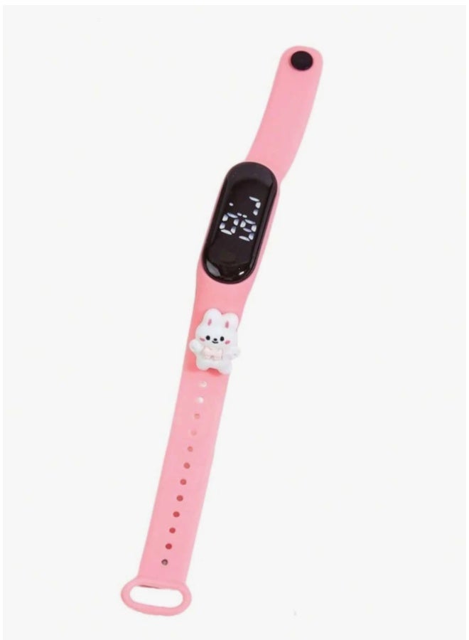 2 PCS Children Wristwatches,Cartoon Design,Silicone strap.LED Electronic - Image 3