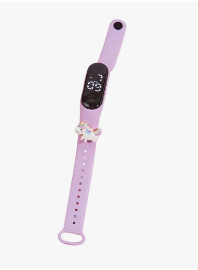 2 PCS Children Wristwatches,Cartoon Design,Silicone strap.LED Electronic - Image 2