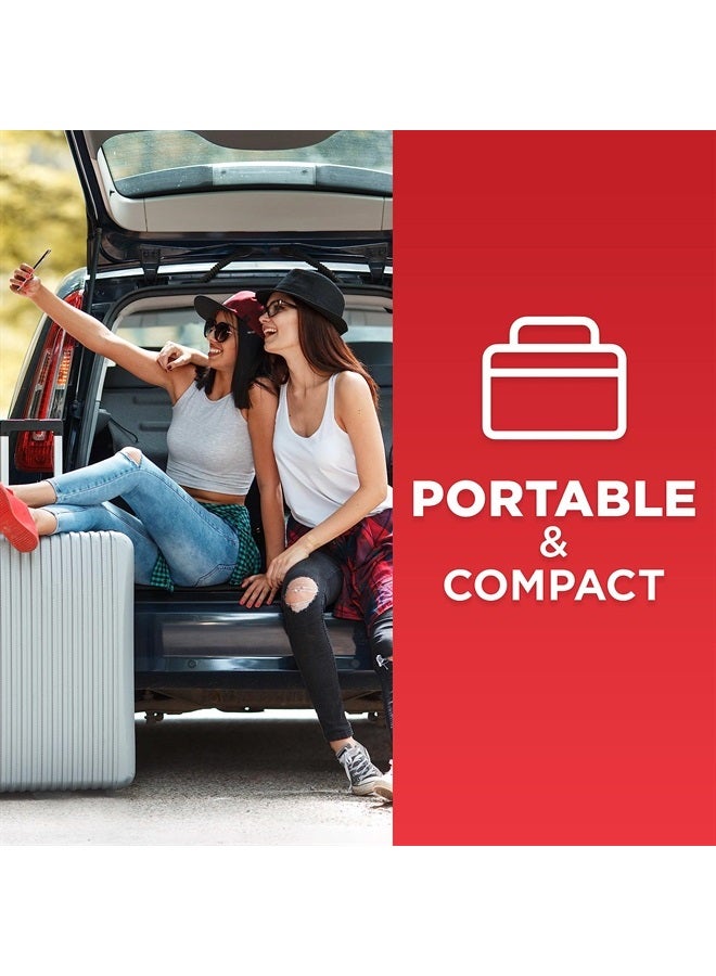 Johnson & Johnson All-Purpose Portable Compact First Aid Kit for Minor Cuts, Scrapes, Sprains u0026 Burns, Ideal for Home, Car, Travel, Camping and Outdoor Emergencies, 160 pieces - Image 2