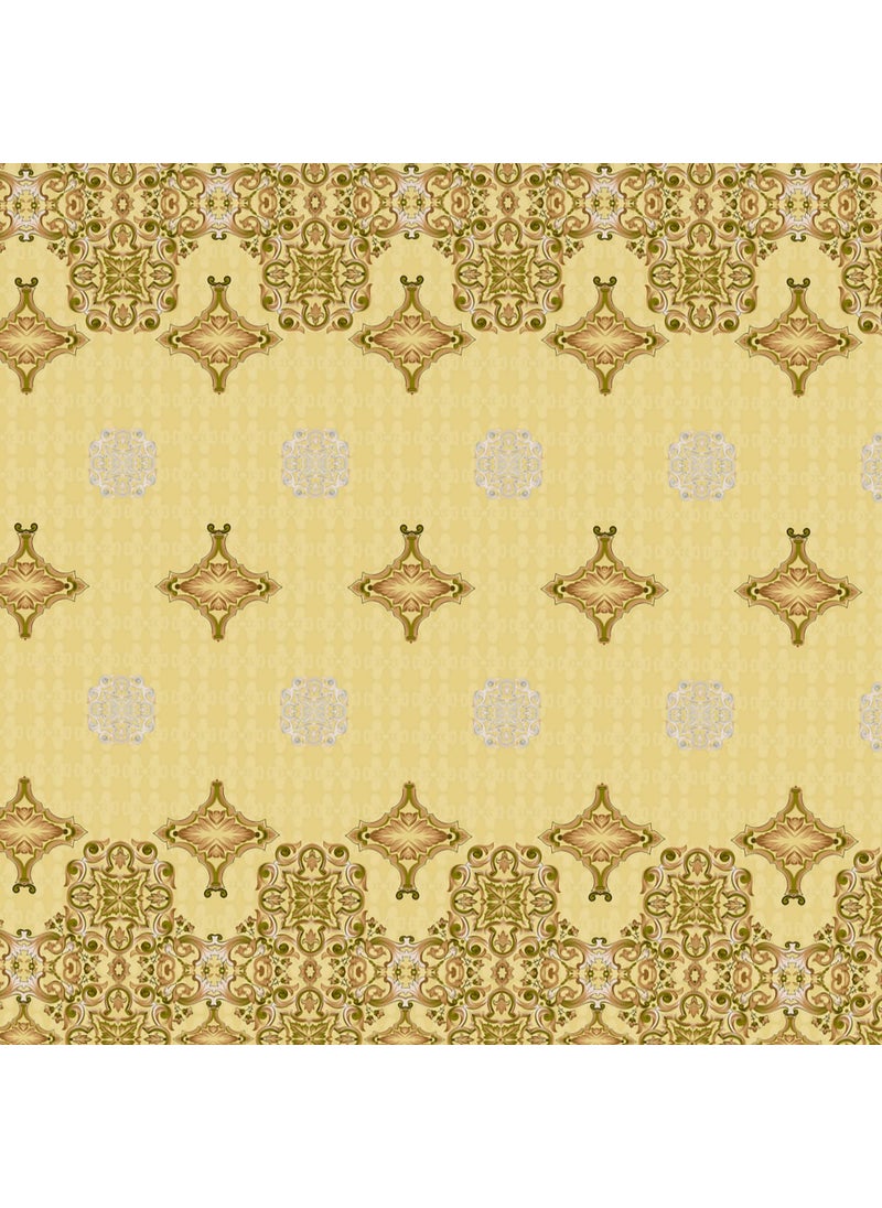 SPACES Spaces 100 Cotton Shell Quilt Double High Absorbency Tencel Fibre Ultra Soft 210 Tc Light Yellow Quilt for Double Bed  - Image 5