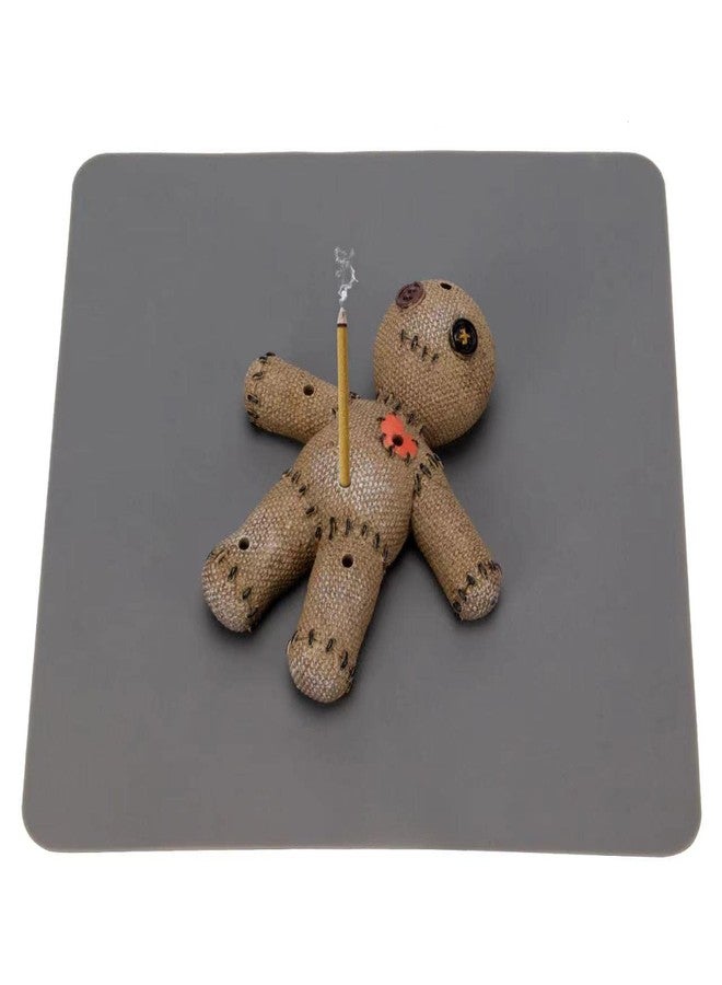 Cacukap Voodoo Doll Incense Holder for Sticks with Ash Catcher, Unique Incense Burner for Praying Desktop Resin Ornament for Yoga Room, Ornament Handmade Craft for Home Decoration - Image 1