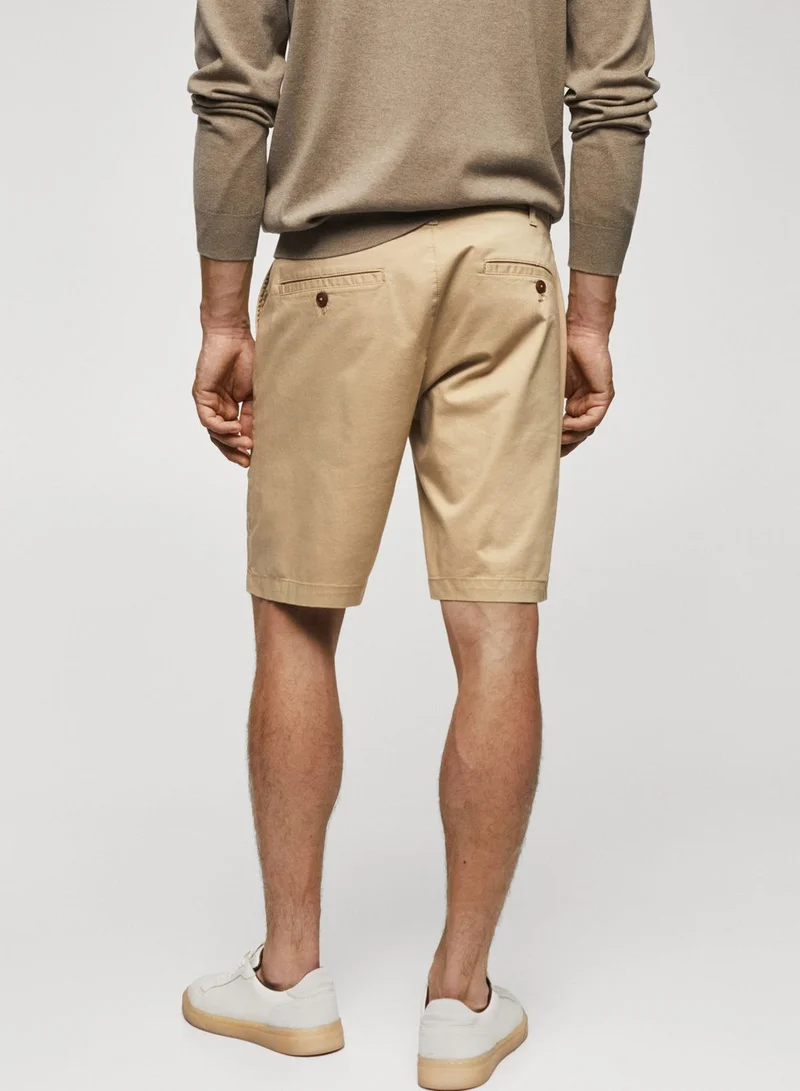 Mango Man Essential Chino Shorts