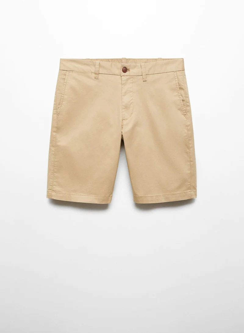 Mango Man Essential Chino Shorts