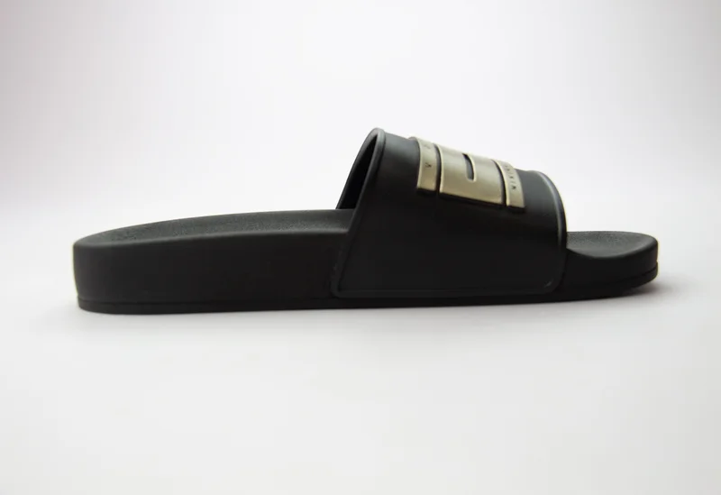 Voices Slide London Women'S Anti Slip Sole Single Strap Sandals - Black