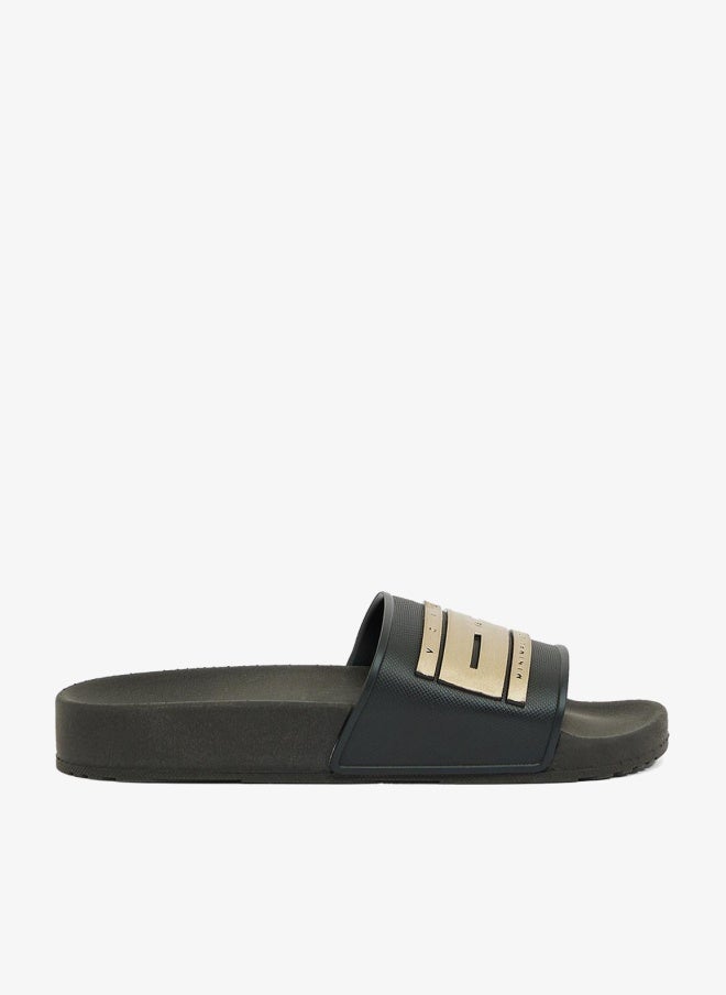 Voices Slide London Women'S Anti Slip Sole Single Strap Sandals - Black - Image 1