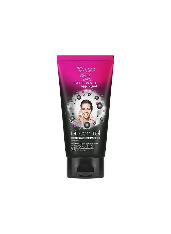 Glow & Lovely Oil Control Face Wash With Activated Charcoal, 150g