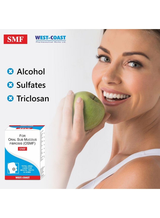 WEST COAST جل غسول فموي ويست كوست SMF لالتهاب الأنسجة تحت المخاطية للعناية الكاملة بالفم، الأسنان واللثة 12 مل - Image 5