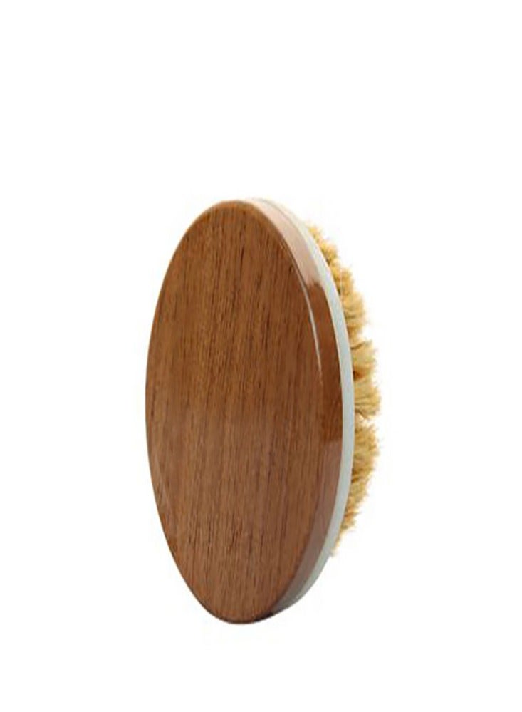 Rounded with natural horse hair fibers body brush Noa - Image 1