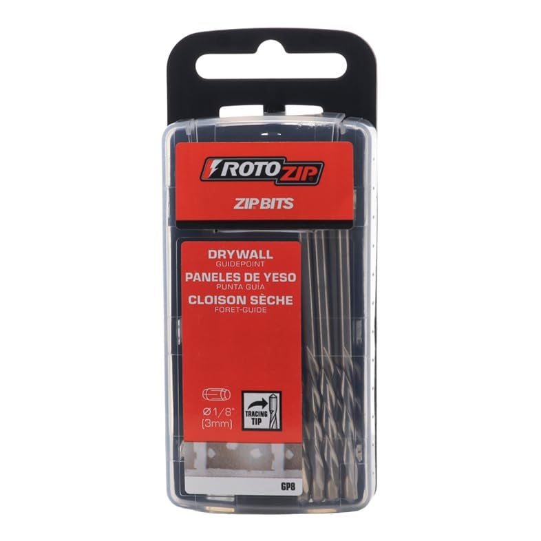Rotozip Roto-Zip 1/8" Guide Point Drywall Router Bits for Cutout Tools (16-Pack) - Image 2