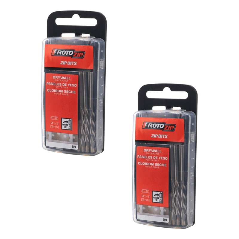 Rotozip Roto-Zip 1/8" Guide Point Drywall Router Bits for Cutout Tools (16-Pack) - Image 1