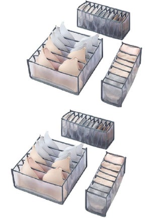 6-Pack Foldable Drawer Organizers Closet Storage Boxes for Underwear, Socks, Bras, Panties, Ties & More - pzsku/ZB4EA82713551DAA40A6CZ/45/_/1730352884/c46eedc9-70ca-41e1-b090-bf167e693158