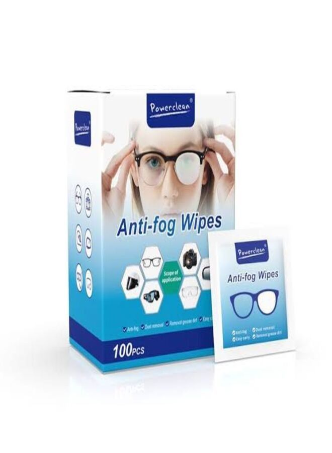 Power Clean Anti Fog Wipes