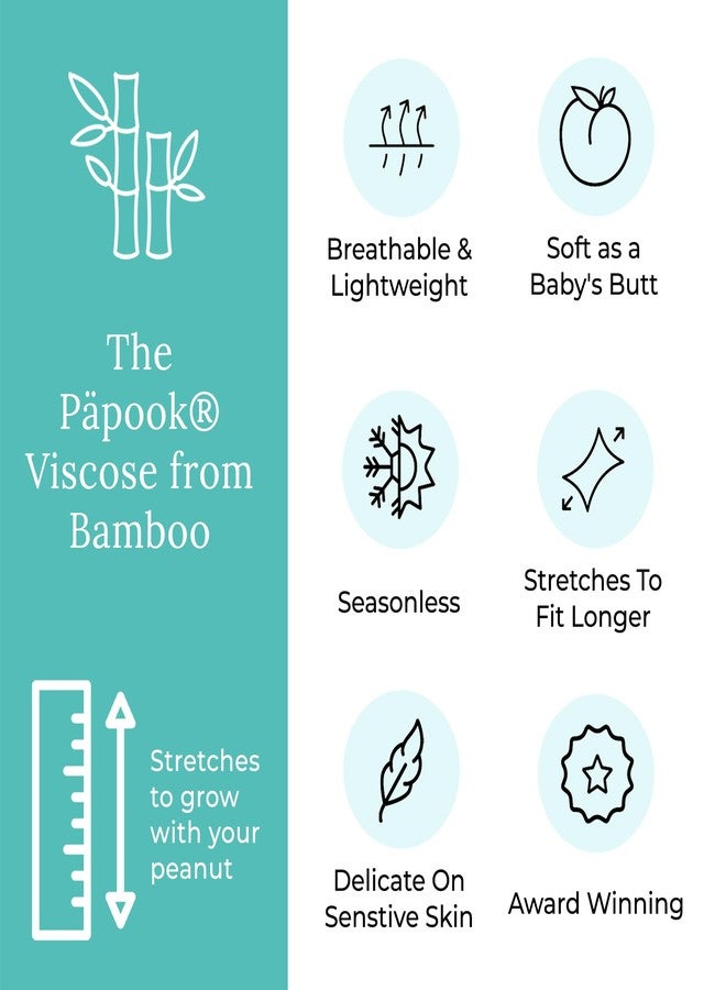 Posh Peanut Swaddle Blanket & Headband Set - Viscose from Bamboo Stretchy Baby Swaddle for Newborn Girls, Receiving Blanket or Nursing Cover - Image 3