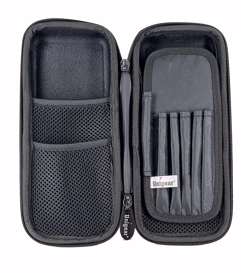 Unigear Polyester Eva Pencil Case Pen Pouch Holder Bag Stationery Box Large Storage Eva Hard Shell for School Supplies Office Stuff (Light Gray) (Blue) - Image 2