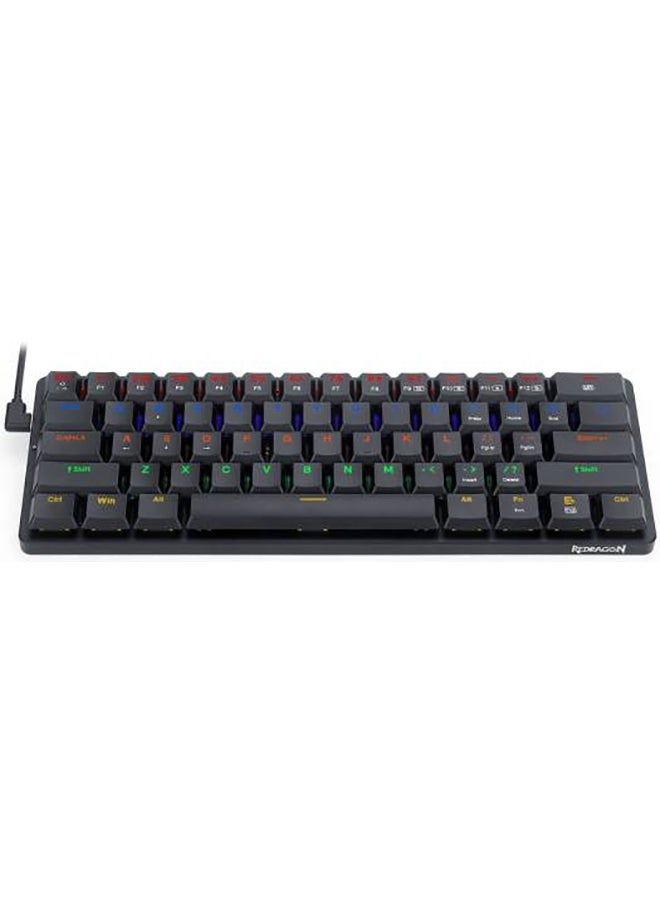 REDRAGON Elise Pro K615P-KBS Mechanical Keyboard, Blue Key Switches, Hot-Swappable, Tri-Mode Connectivity BT5/2.4GHz Dongle/USB-C Cable, English Layout, 1600mAh Battery, Black  - Image 4