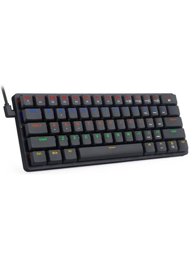 REDRAGON Elise Pro K615P-KBS Mechanical Keyboard, Blue Key Switches, Hot-Swappable, Tri-Mode Connectivity BT5/2.4GHz Dongle/USB-C Cable, English Layout, 1600mAh Battery, Black  - Image 3