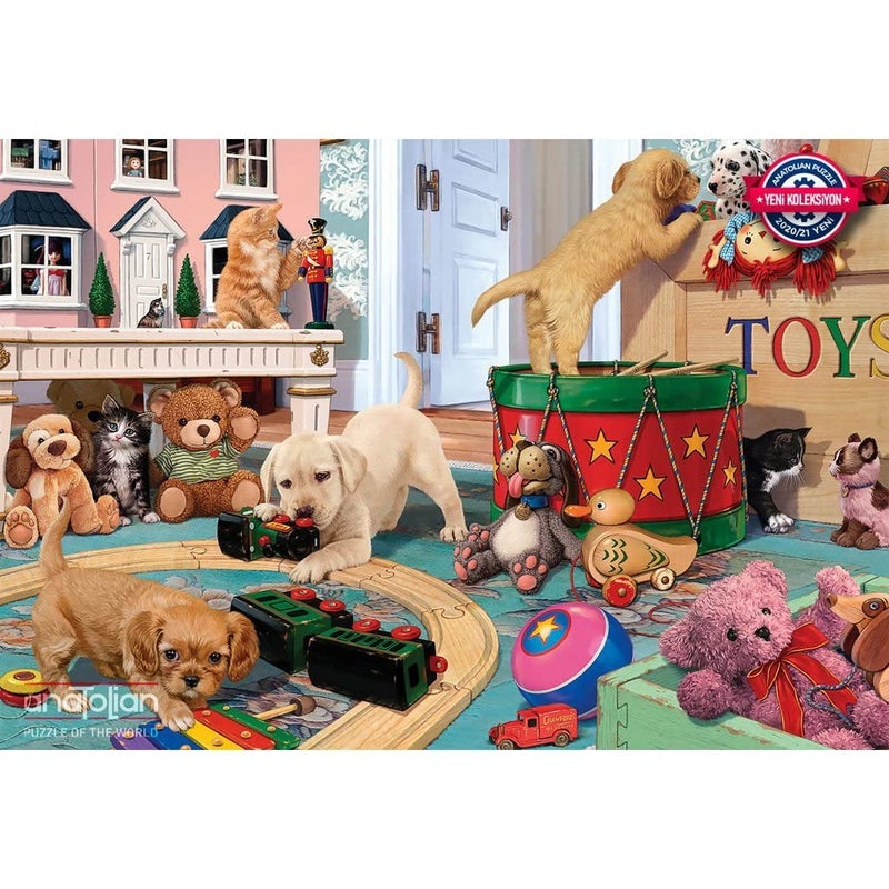 Anatolian Puzzle - Puppies Play Time, 260 Piece Jigsaw Puzzle, #3334 - Image 4
