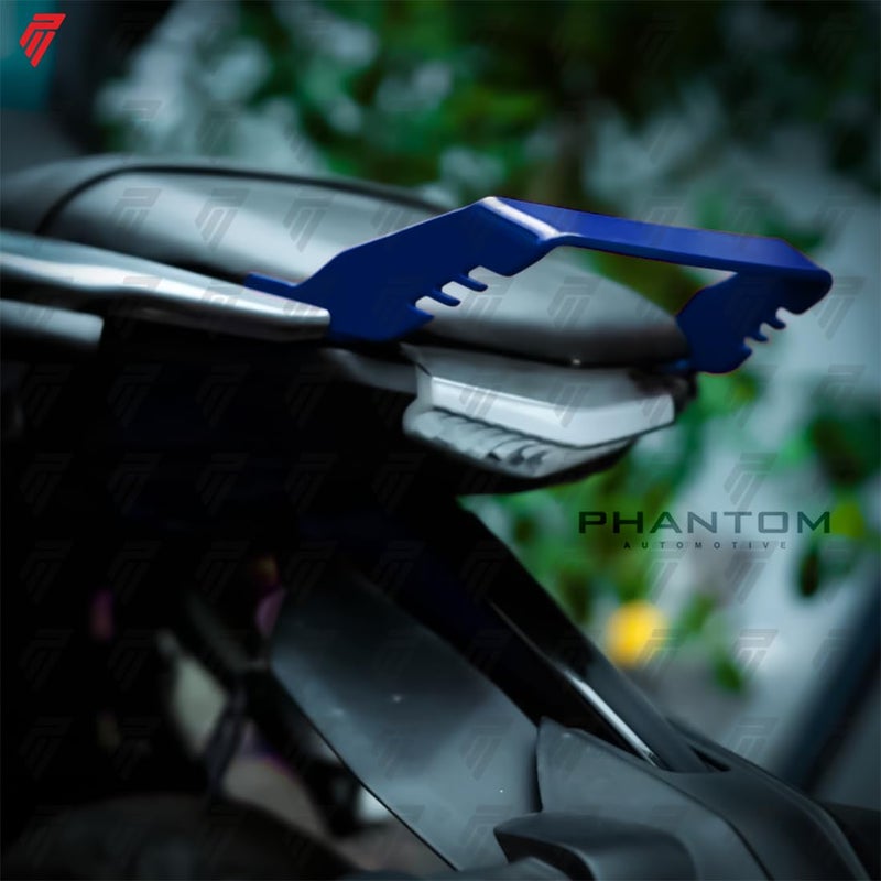 PHANTOM AUTO Premium MT-15 Grab Handle | Grab Tail Guard | Rustproof & Weather-Resistant | Metal Grab Rail Handle for MT-15 | Rustproof & Weather-Resistant (Blue) - Image 3
