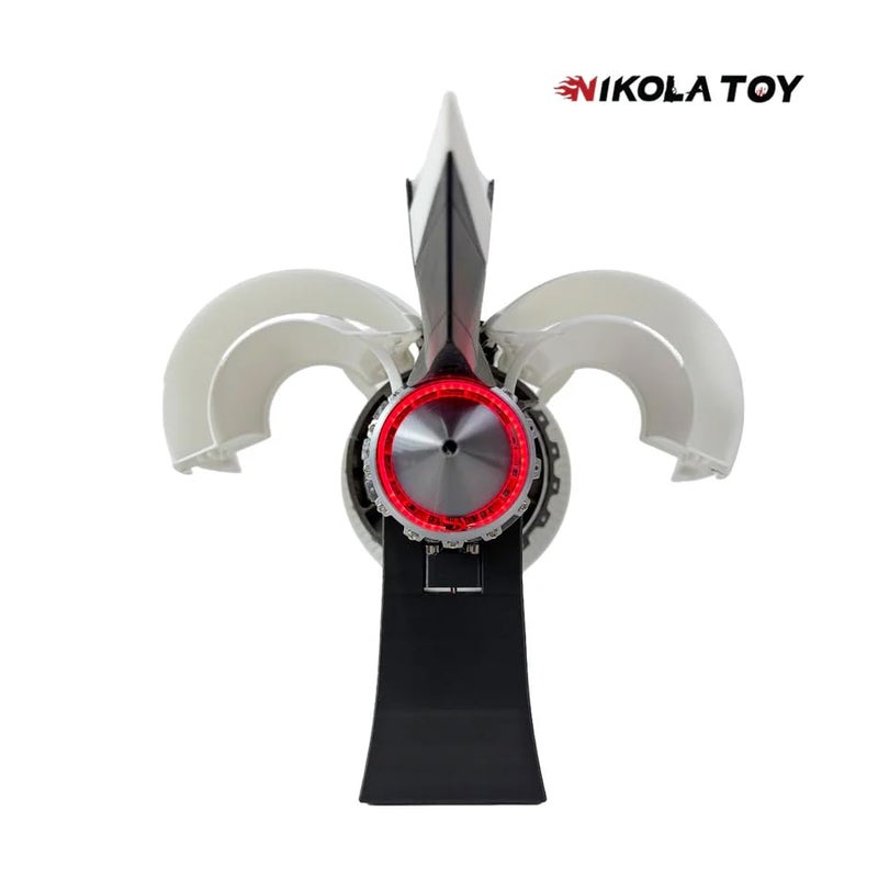 NIKOLATOY نموذج محرك توربوفان NIKOLATOY RR Trent 900 بحجم صغير، نموذج عالي التفاصيل لعشاق الطيران، مجموعة STEM متعددة الوظائف للمشاريع الإبداعية والاستكشاف (T900 بحجم صغير) (حجم صغير) - Image 3