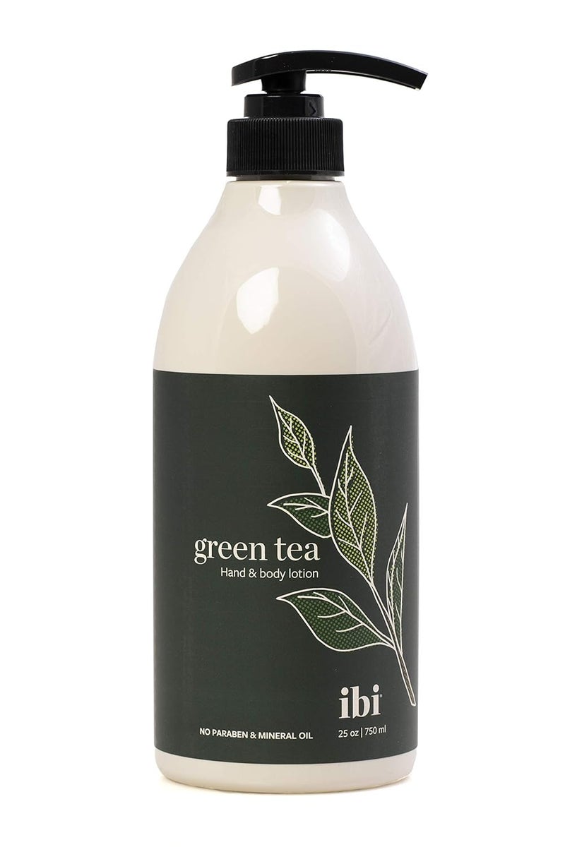IBI Mineral Oil Free Moisture Hand and Body Lotion For Dry Skin with Green Tea 254 fl oz  750ml 1 bottle