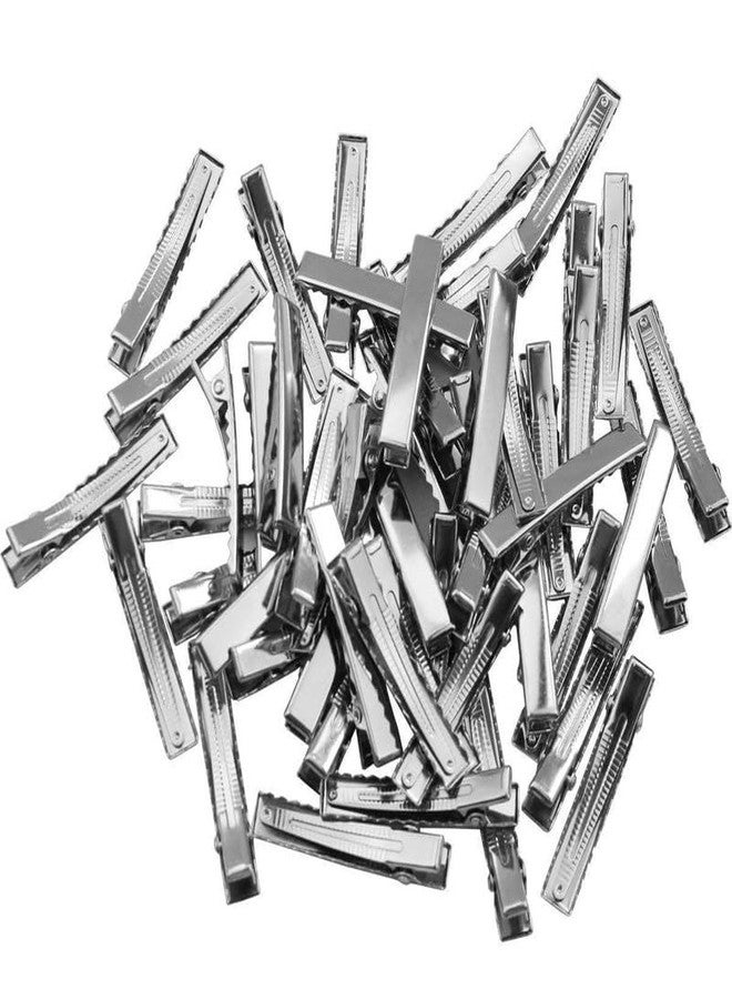 DIY Crafts Pack Of 30 Pcs, Size No # 2, Hair Clips Single Prong Metal Alligator Clips Hairbow Acce (Pack Of 30 Pcs, Size No # 2) - Image 1