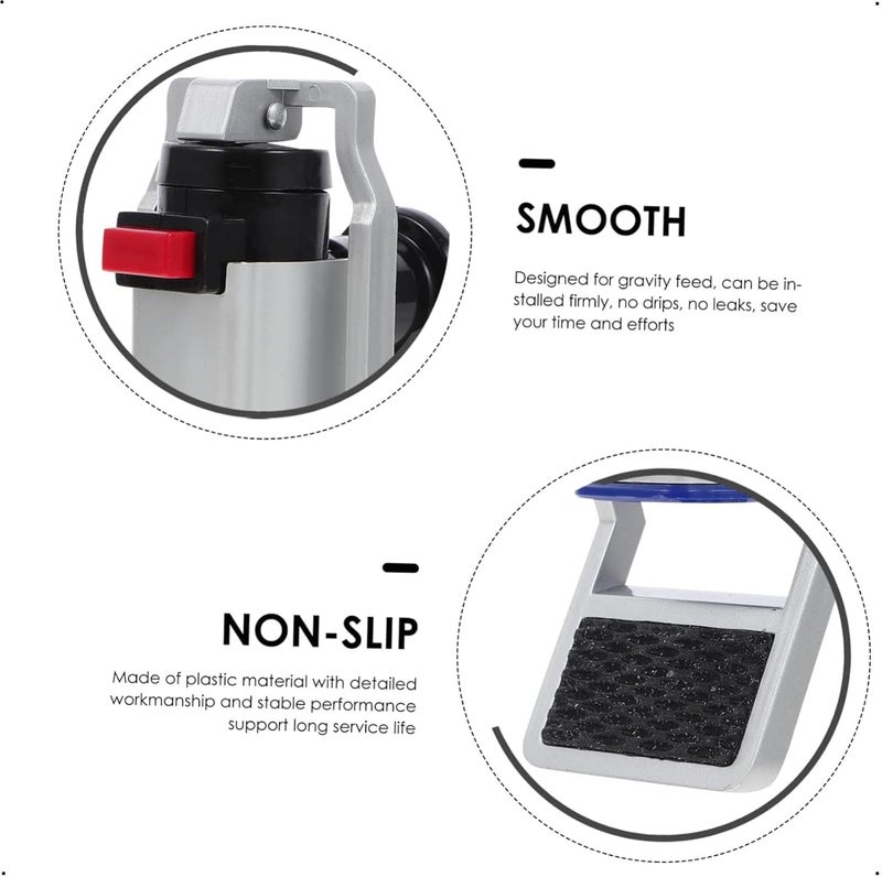 Aputue Water Dispenser Faucet Replacement, 2 Pcs Red and Blue Water Cooler Plastic Dispenser, dispenser faucet water Cooler Faucet Replacement Fits Adaptor Hot Cold water - Image 2