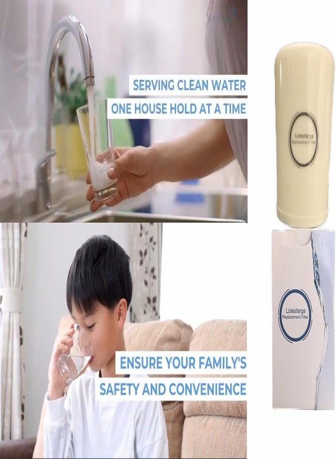 فلتر مياه بديل عالي الجودة من لويزيتارج، لإزالة الكلور من أجهزة ليفيلوك كانجين 8-2 قطعة (بديل لفلتر HG-N و K-8) - Image 4